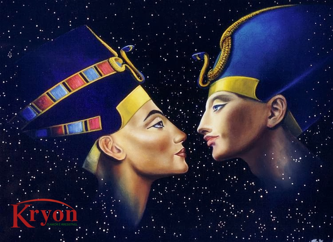 NEFERTITI E O PODER DO AMOR NAS DOURADAS AREIAS DA SABEDORIA...